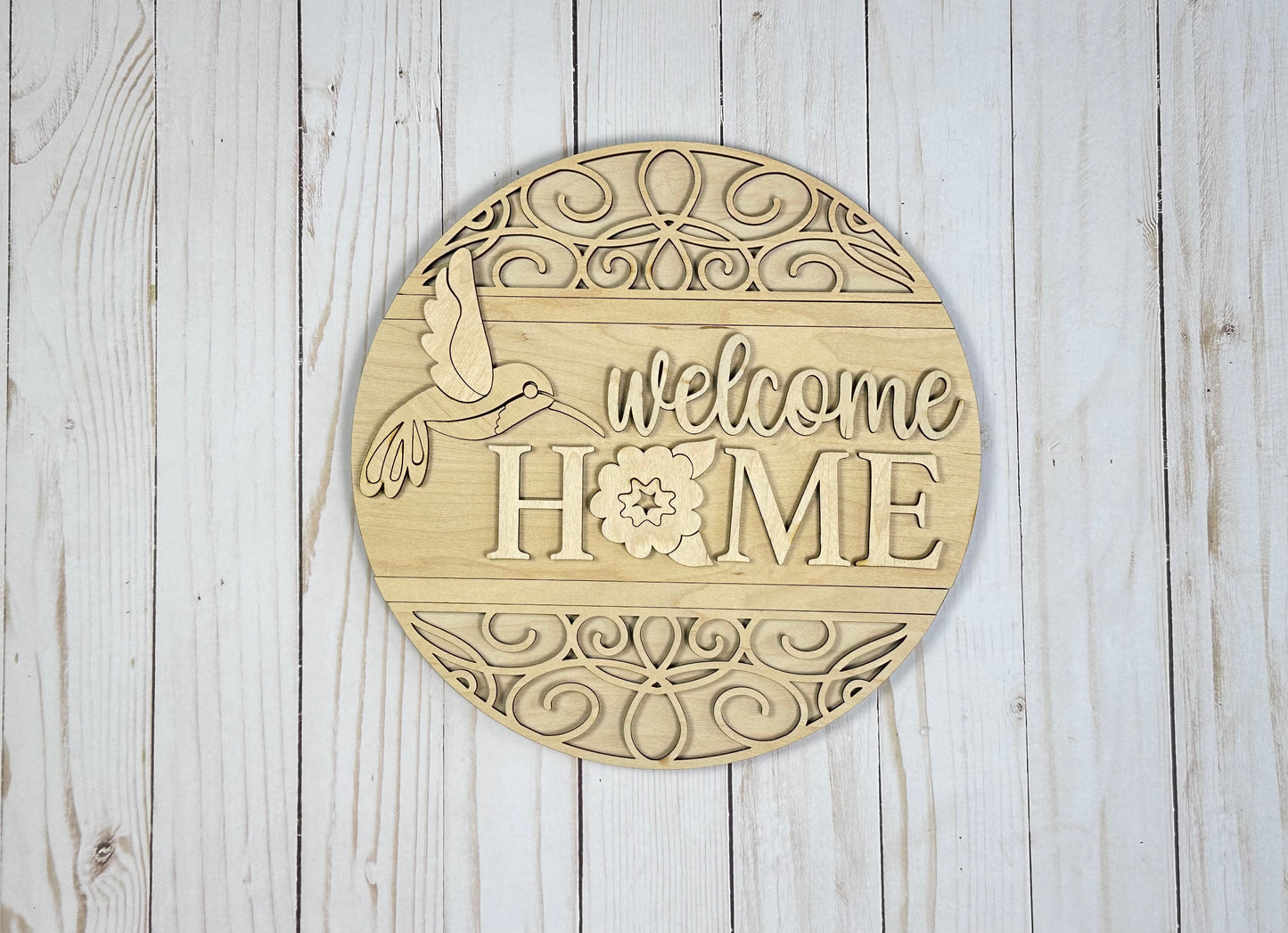 Hummingbird Welcome Home Round