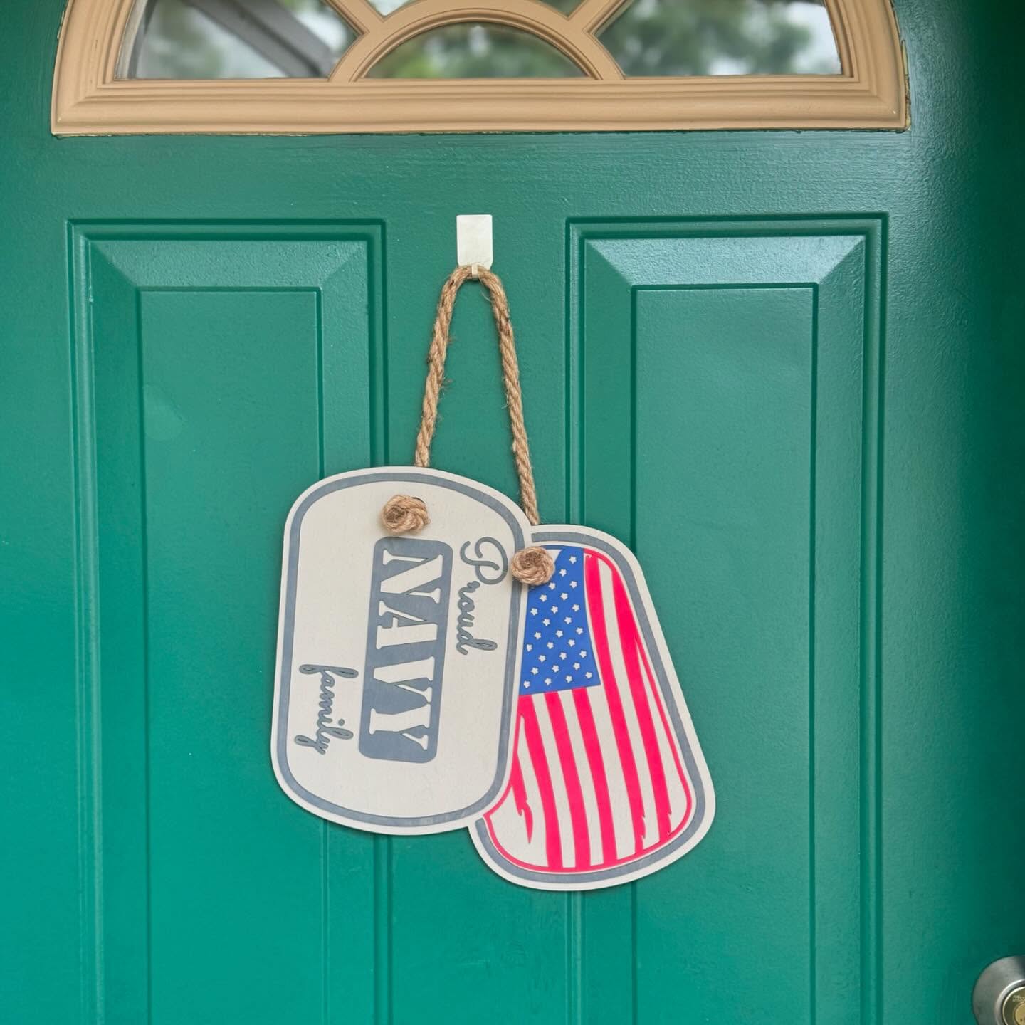 Dog Tag Door Hanger