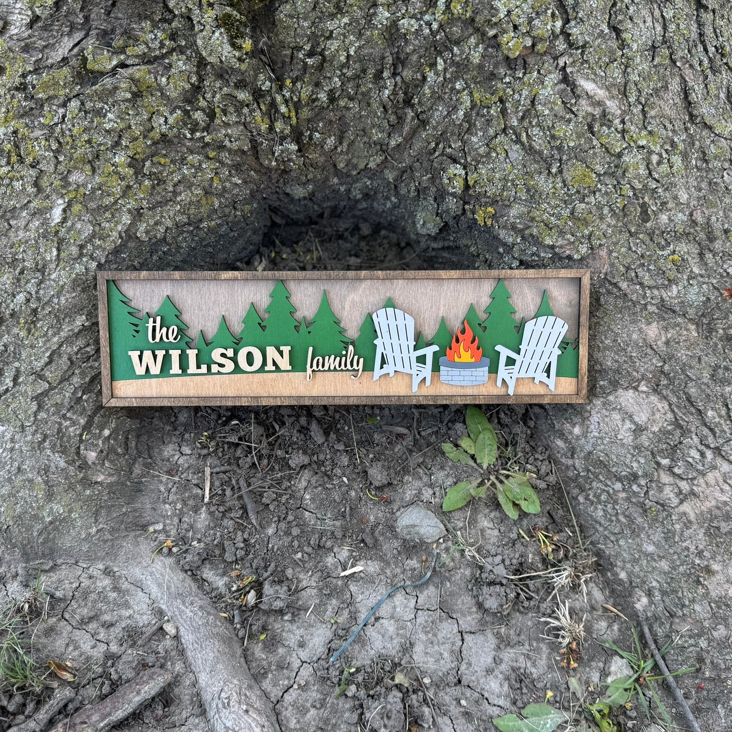 Personalized Adirondack Chair Sign